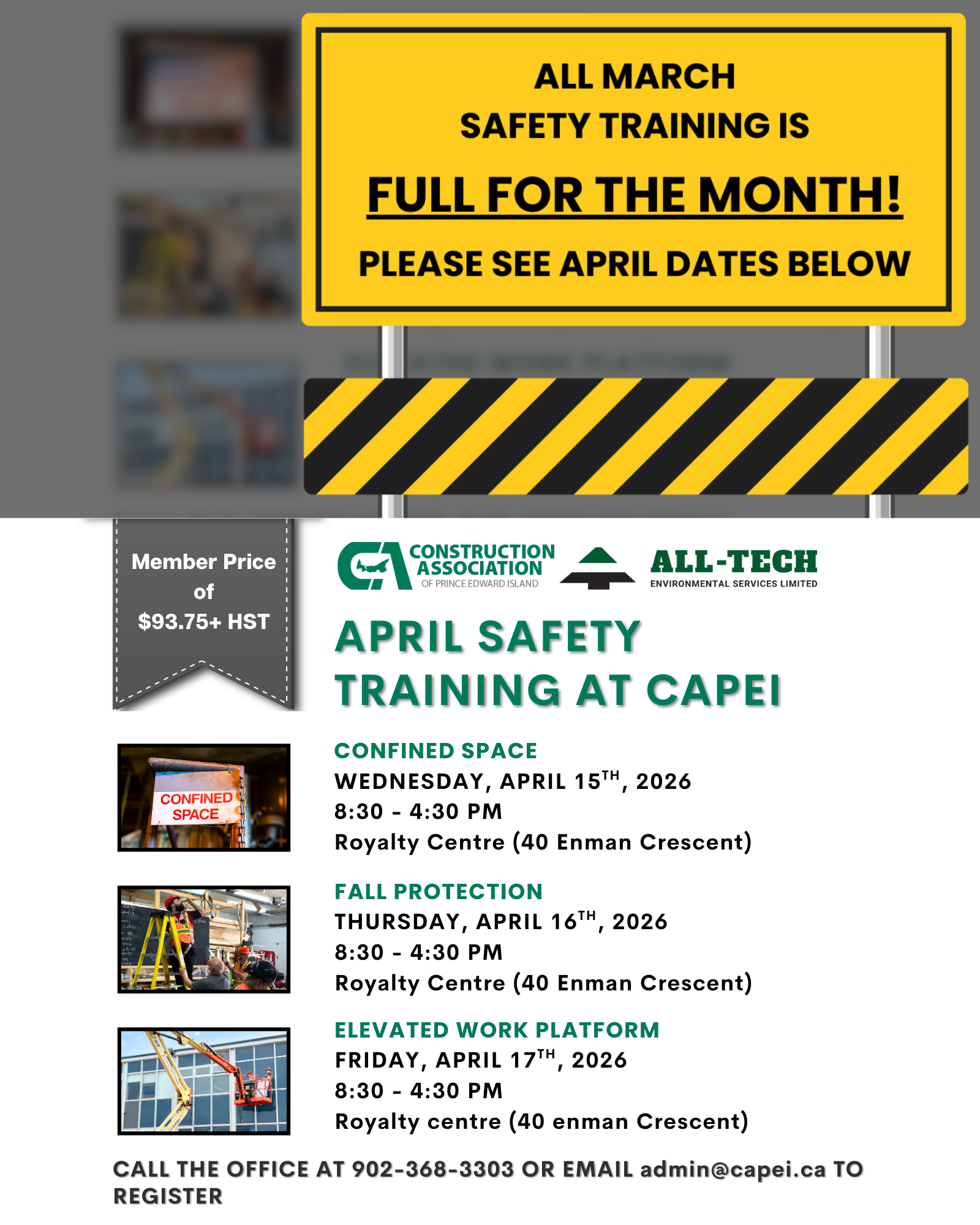 CAPEI March and April Newsletter
