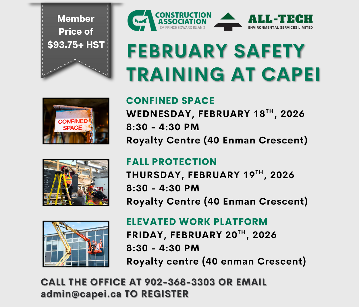 February training at CAPEI